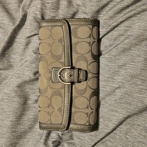 Coach Canvas Buckle Wallet